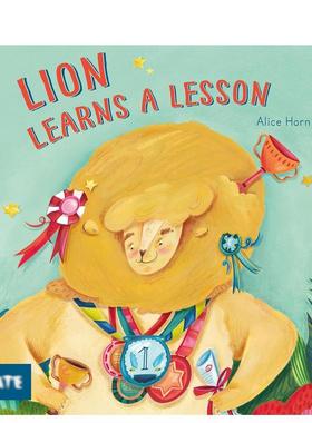 【预售】狮子学到了一课 Lion Learns A Lesson 友谊与团队合作 原版英文儿童绘本 进口图书