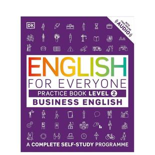 Practice 现货 Everyone Book 原版 English DK新视觉人人学英语：商务英语练习册第2级 英文图书 for Level Business
