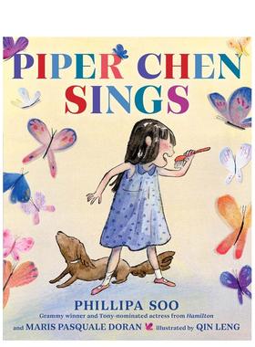 【预售】【多伦多获奖插画师Qin Leng】歌唱的派珀 Piper Chen Sings 英文原版儿童情商启蒙亲子绘本3-6岁故事人际交往友谊图画书