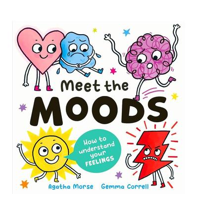 【预售】情绪小精灵：读懂你的感受 Meet the Moods : How to understand your feelings 原版英文儿童绘本 SEL社交情感学习图书