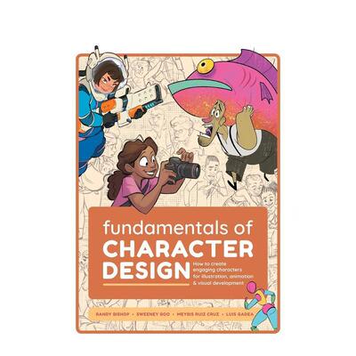 【预售】角色设计基础 Fundamentals of Character Design 原版英文艺术插画原画设定集图书