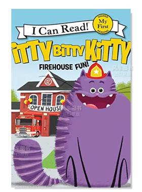 【现货】Itty Bitty Kitty:消防队的乐趣 Itty Bitty Kitty: Firehouse Fun英文儿童原版图书外版进口书籍Holub, Joan