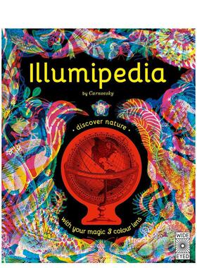 【预售】幻彩魔法三色镜（三册合一） 【Illumi】Illumipedia 原版英文儿童绘本
