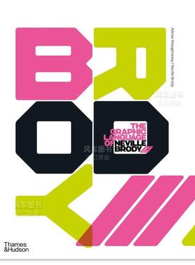 【预售】平面设计师Neville Brody的图形语言3 The Graphic Language of Neville Brody 3英文字体图案标志设计Adrian Shaughness