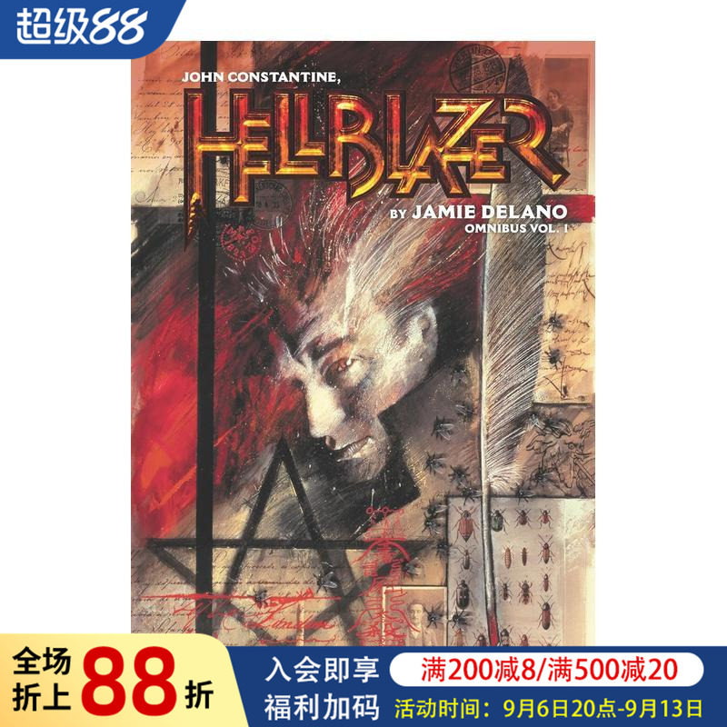 【预售】DC漫画 约翰-康斯坦丁:地狱使者 杰米德拉诺合集 卷1 John Constantine, Hellblazer 精装 英文漫画书原版进口美漫漫画书