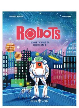 【预售】【神话终结者】机器觉醒：探秘机器人学与人工智能的奇妙世界 【Myth Busters】Robots 原版英文儿童绘本图书书籍