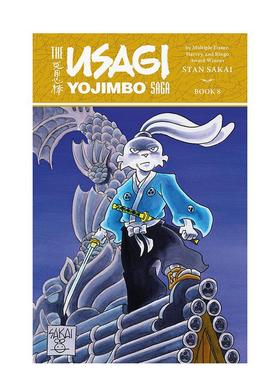 【预售】英文漫画 兔子武士 第8卷 Usagi Yojimbo Saga Volume 8 原版英文漫画图书