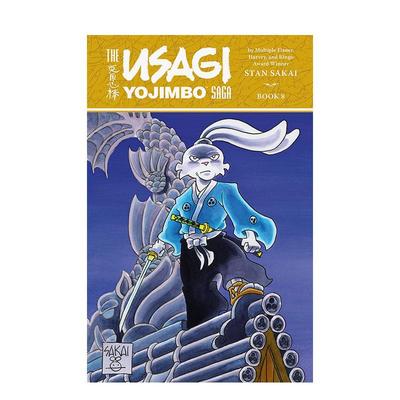 【预售】英文漫画 兔子武士 第8卷 Usagi Yojimbo Saga Volume 8 原版英文漫画图书