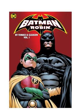 【预售】英文漫画 蝙蝠侠与罗宾 1 by Peter J. Tomasi and Patrick Gleason Batman and Robin 原版英文漫画书图书书籍