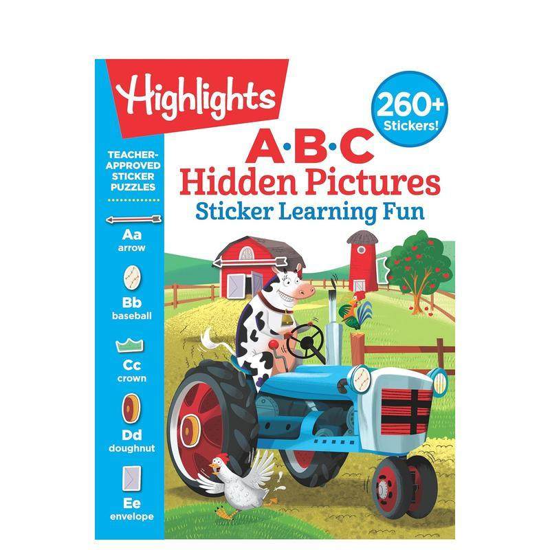 【隐藏图片贴纸学习乐趣】ABC