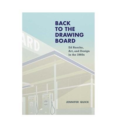 【现货】回到绘图板：埃德·拉斯查1960 年代的艺术与设计 Back to the Drawing Board 原版英文艺术画册画集进口图书