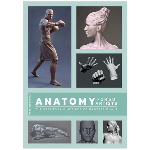 【预售】Anatomy for 3D Artists 3D艺术家的解剖学:CG专业人士的基本指南 3D动画人物制作书籍进口原版