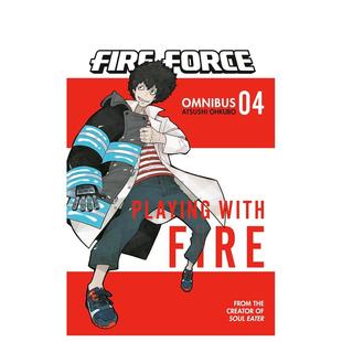英文漫画书原版 漫画 Fire 合集4 Omnibus 进口图书 炎炎消防队 Vol. Ohkubo Atsushi Force 预售