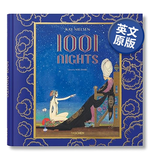 Nights 现货 Nielsen. 精装 进口艺术版 一千零一夜 TASCHEN原版 凯·尼尔森 画画册集 Kay 英文童话故事插画集 1001