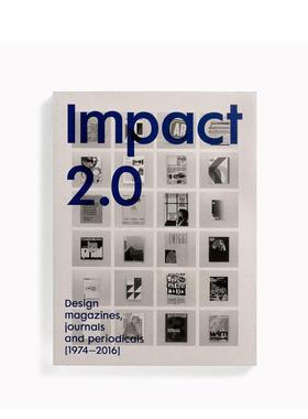 【现货】Impact Regular 2.0字体设计：1974–2016年间的杂志封面集 Design magazines 原版英文字体图案标志设计图书书籍