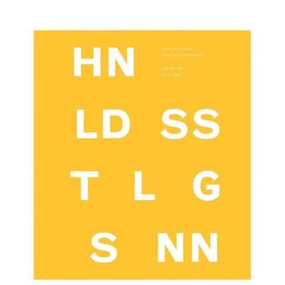 【预售】约翰·巴尔代萨里作品集:第二卷:1975-1986 John Baldessari Catalogue Raisonne: Volume 2 原版英文艺术画册画集图书