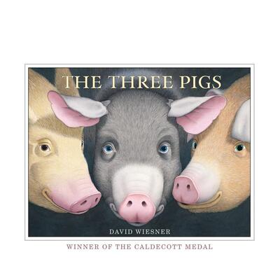 【预售】三只小猪1 The Three Pigs: 1 原版英文儿童绘本图书