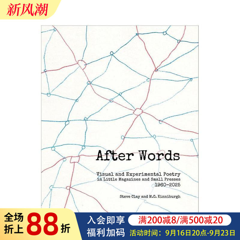 【现货】言外之象:1960–2025年小杂志与小出版社中的视觉与实验诗歌 After Words:Visual 原版英文字体图案标志设计
