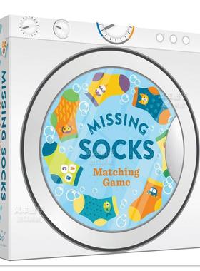 【现货】【Matching Game】Missing Socks ，【对号入座游戏】袜子不见了英文儿童趣味 原版图书外版进口书籍