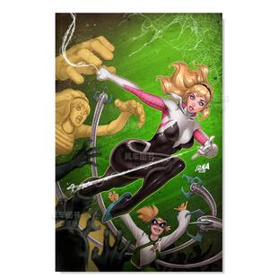 Gwen 进口图书超级英雄系列美漫书籍幽灵蜘蛛章鱼博士 漫威漫画 英文漫画书原版 Clones Shadow Spider 暗影克隆 蜘蛛格温 预售