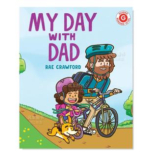 Dad 预售 Day 英文儿童绘本原版 Crawford 一天 进口书籍 我和爸爸 Rae 图书外版 With