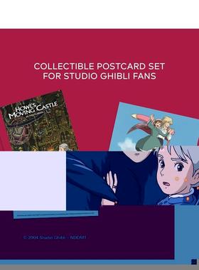 【现货】吉卜力工作室 哈尔的移动城堡：30张明信片 Studio Ghibli Howl's Moving Castle: 30 Postcards 原版明信片