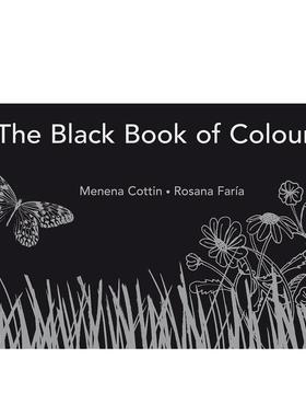 【现货】黑色宝典 The Black Book of Colours 原版英文儿童绘本图书