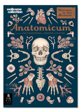 【现货】欢迎来到博物馆系列 解剖馆 Anatomicum 英文原版人体知识指南青少年英语课外阅读物本百科普认知精装大开本图书