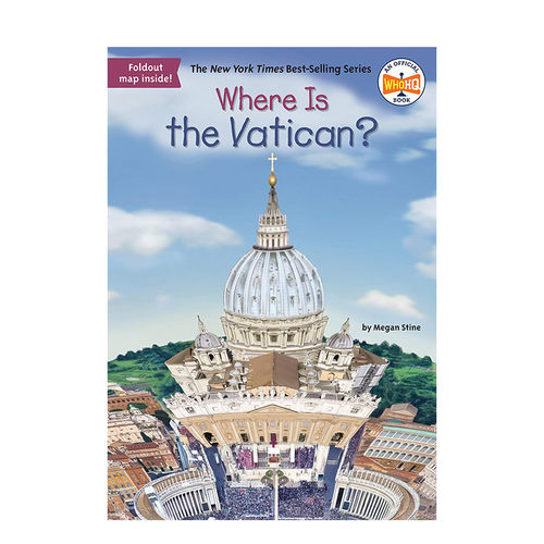 【预售】梵蒂冈在哪里 WHERE IS THE VATICAN? 英文原版儿童章节书少儿英语启蒙读物书籍7-10岁