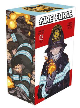 【预售】漫画 炎炎消防队 套装#7-11 赠限定双面海报 Fire Force Manga Box Set 2 英文漫画书原版进口美漫漫画书籍