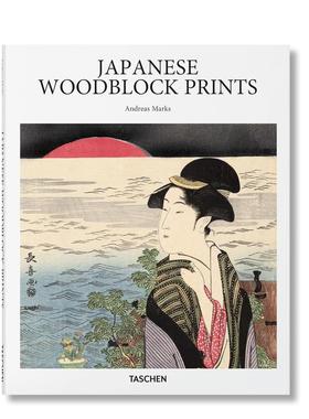 【现货】日本木刻版画 Japanese Woodblock Prints 英文木版画艺术绘画作品集画册Taschen原版进口图书塔森