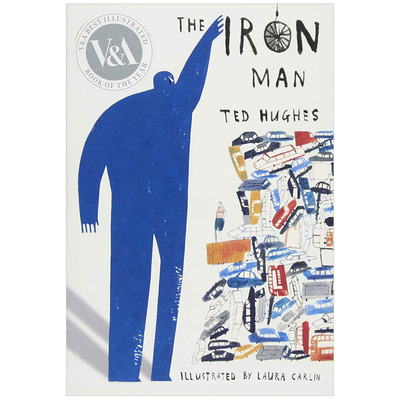 【现货】钢铁侠 The Iron Man 英文原版儿童绘本7-9岁现代童话故事书 特德·休斯Ted Hughes经典故事 Walker Books