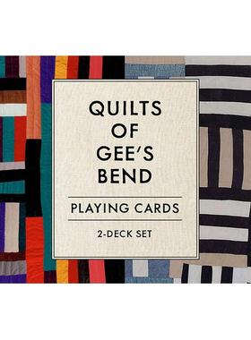 【预售】Gee’s Bend的拼布游戏牌 Quilts of Gee’s Bend Playing Cards 原版卡牌图书