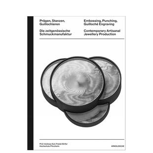 【预售】压花、冲压与玑镂雕刻：当代手工珠宝制作工艺 Embossing， Punching， Guilloche Engraving  原版英文珠宝首饰图书