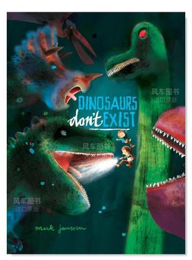 【预售】【折叠式图书】【荷兰插画师Mark Janssen】恐龙不存在 Dinosaurs Don't Exist英文儿童绘本原版图书外版进口书籍Mark Ja