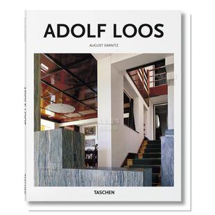 1933 现代主义建筑 阿道夫·路斯 精装 进口图书塔森 英文建筑设设计作品集艺术画册TASCHEN原版 1870 Loos Adolf 预售