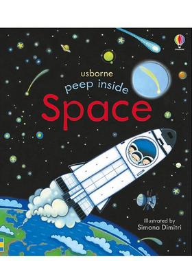【现货】【洞洞书】太空 【Peep Inside】Space 原版英文儿童趣味图书