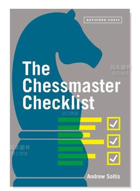 【预售】国际象棋大师清单 The Chessmaster Checklist英文生活综合原版图书进口外版书籍Andrew Soltis