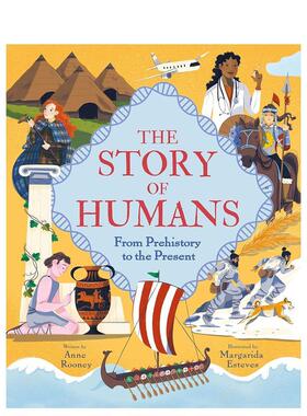 【预售】人类的故事：从史前至今 The Story of Humans: From Prehistory to the Present 原版英文儿童绘本图书
