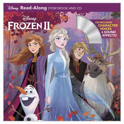 【现货】Frozen冰雪奇缘2故事书和CD英文原版Read-Along Storybook and CD进口图书书籍