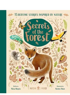 【预售】【自然睡前故事】森林奥秘 【Nature Bedtime Stories】Secrets of the Forest 英文原版儿童绘本故事书3-6岁英语读物