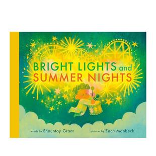 Bright Lights 原版 预售 英文儿童绘本图书 Nights 霓虹夏夜 Summer and