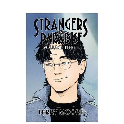 【预售】漫画 天堂里的陌生人第三卷 Strangers In Paradise Volume Three 英文漫画书原版进口图书 Abstract Studio