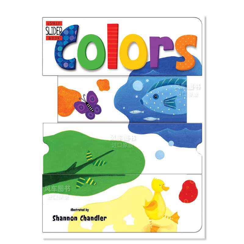 【现货】颜色:一本愚蠢的滑块书 colors : a silly slider book英文