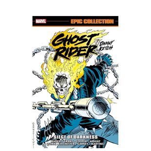 【预售】英文漫画 漫威 恶灵骑士:丹尼·凯奇史诗系列:黑暗围攻 Ghost Rider: Danny Ketch Epic Collection 原版英文图书