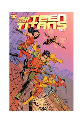 【现货】DC漫画 少年泰坦 World's Finest: Teen Titans 英文漫画书原版进口图书 精装美漫书籍Waid