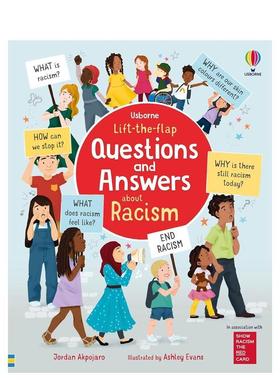【现货】【翻翻书】种族歧视问答书 【Lift-the-flap】Questions and Answers about Racism 原版英文儿童章节书图书