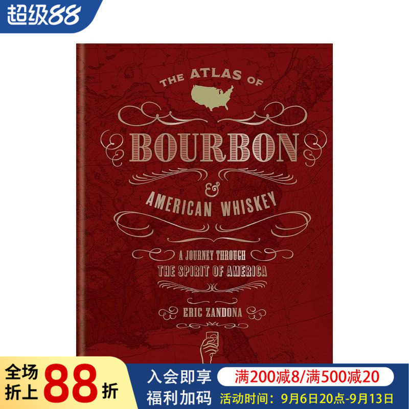 【现货】美国波旁和威士忌图集 The atlas of Bourbon and american Whiskey 原版英文餐饮生活美食图书图片