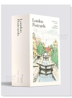 【现货】伦敦明信片 London Postcards文创原版进口David Gentleman