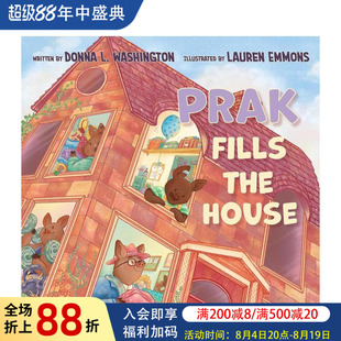 【预售】普拉克填满了房子 Prak Fills The House 原版英文儿童绘本